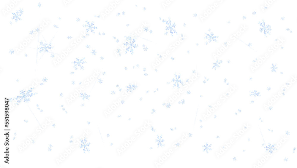 Snowflake background. Falling snow.