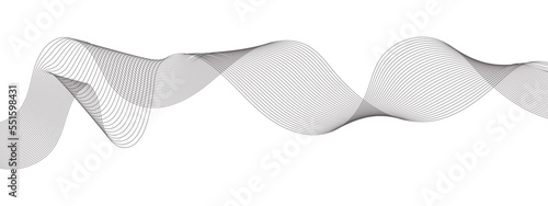 Abstract wavy gray stream element for design on a white background. You can use for Web, Texture, Wallpaper, Template, Desktop background, Business banner, poster design.