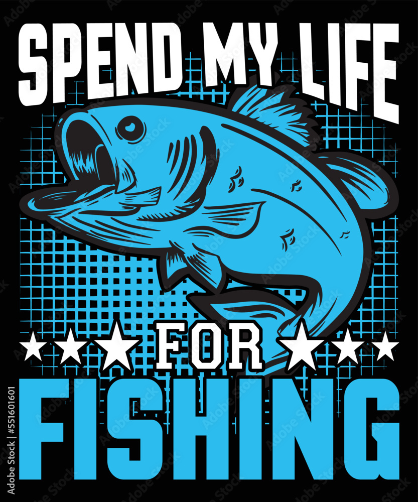 fish vector t-shirt design