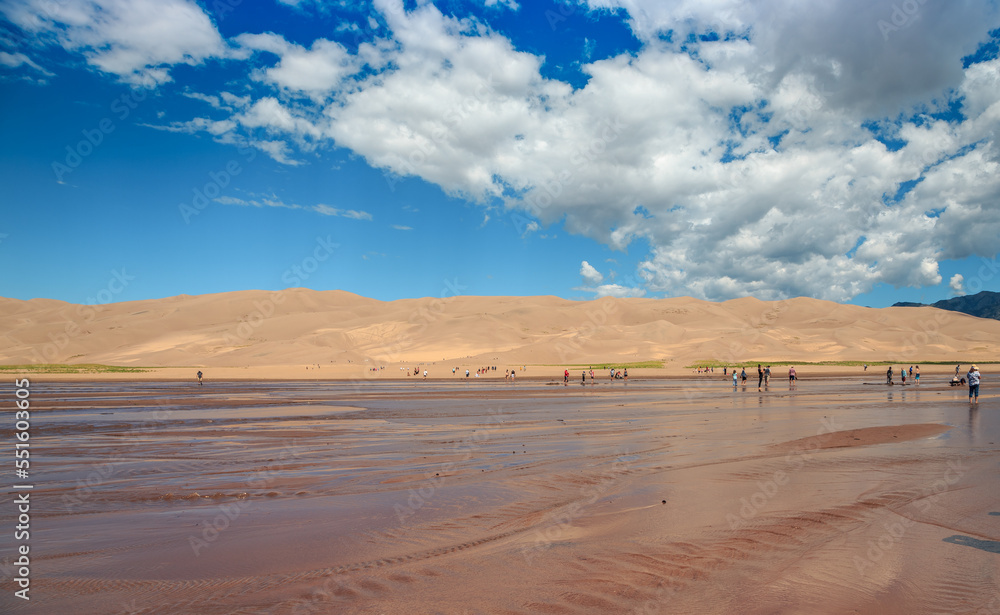 River Below the Great Sand Dunes, Great Sand Dunes National Park, Colorado