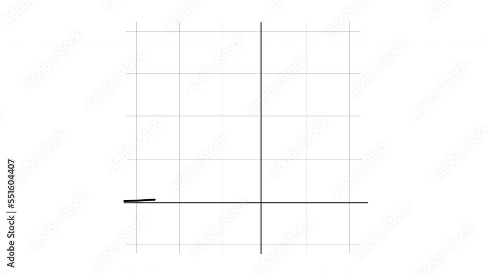 Exponential law, power law chart, self drawing animation. Luma matte, alpha channel, isolated design element. Exponential law, power law chart, self drawing animation. Luma matte, alpha channel, isolated design element.