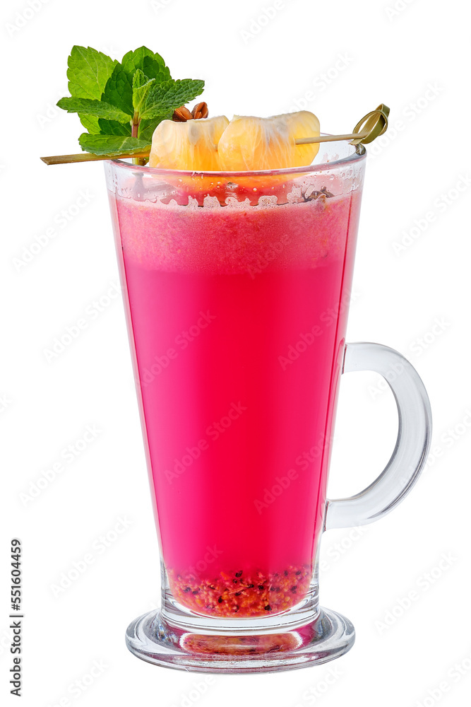 Spicy hot drink made of tangerines with anise flavor Spicy hot drink made of tangerines with anise flavor