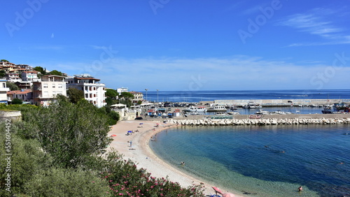 gorgeous village Cala Gonone on island Sardinia,Italy