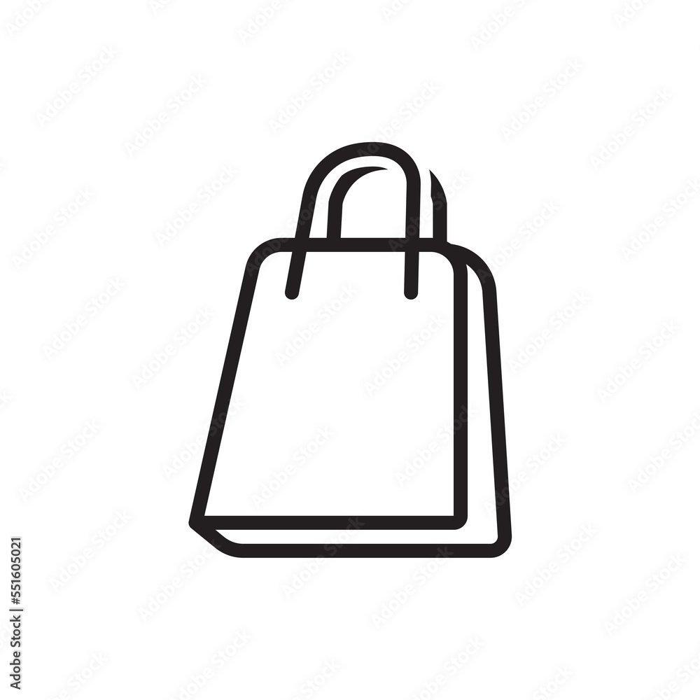 shopping bag icon design vector template shopping bag icon design vector template