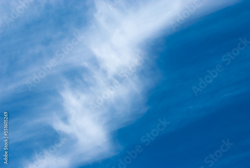 Blue sky background with clouds. Natural background
