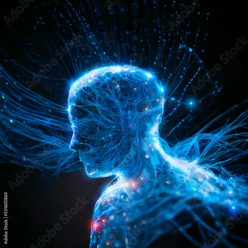 Artificial Intelligence, conceptual illustration, Generative AI