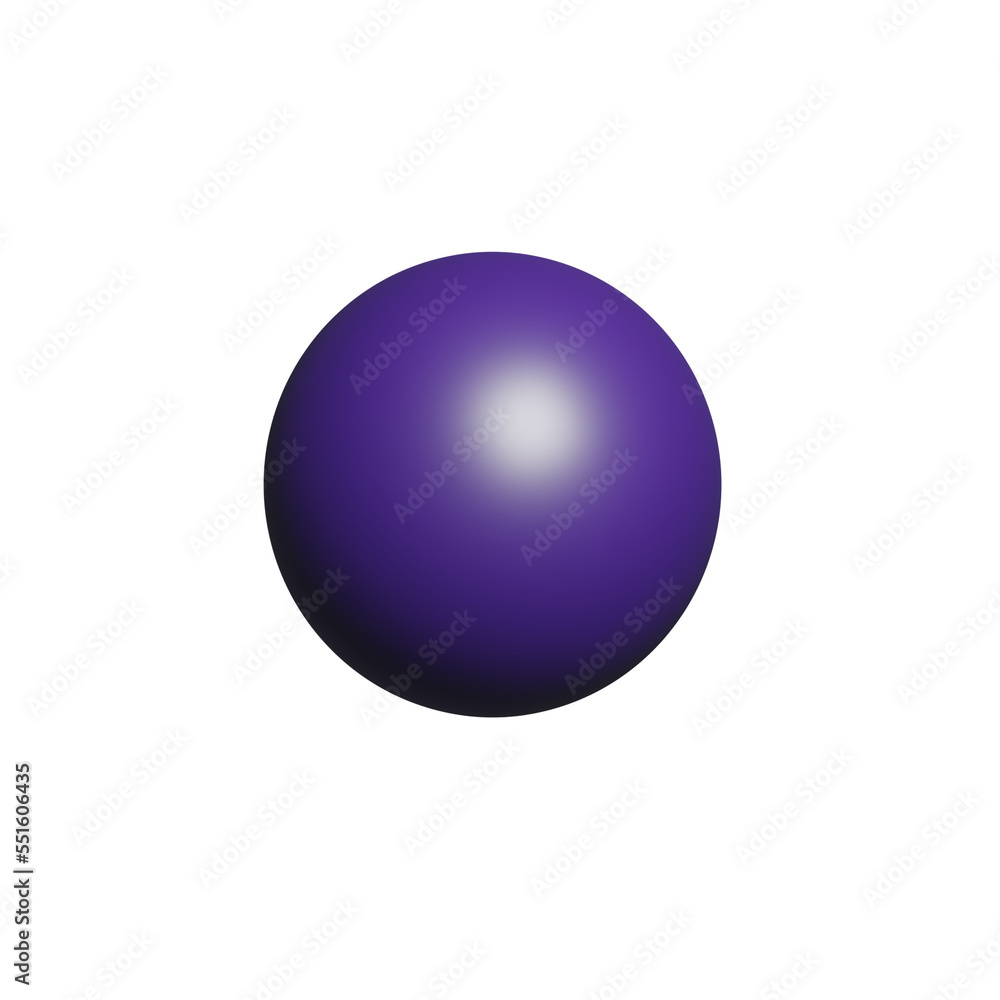 3d blue sphere