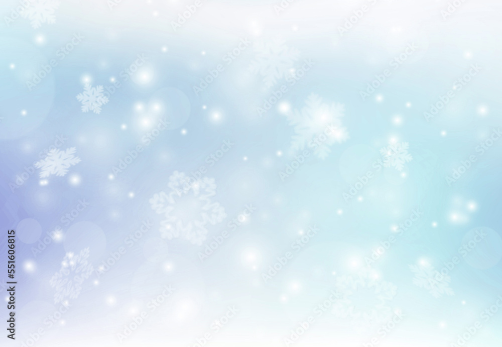 Snowflakes background. winter weather. Silver Bokeh Christmas Background. Snow Flakes