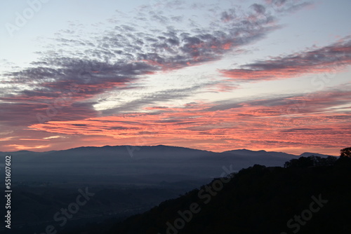 sunset over the mountains © Ryan