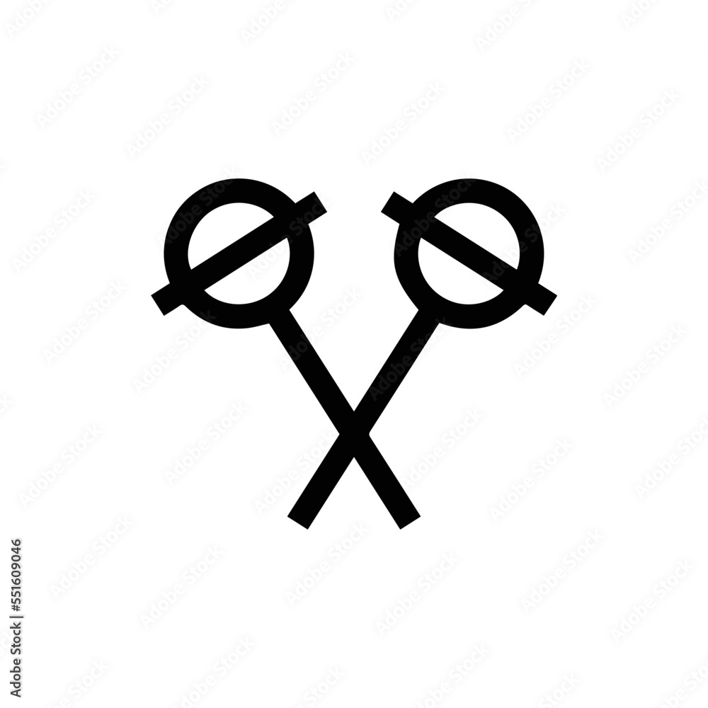Obraz premium lollipop icon vector sign symbol