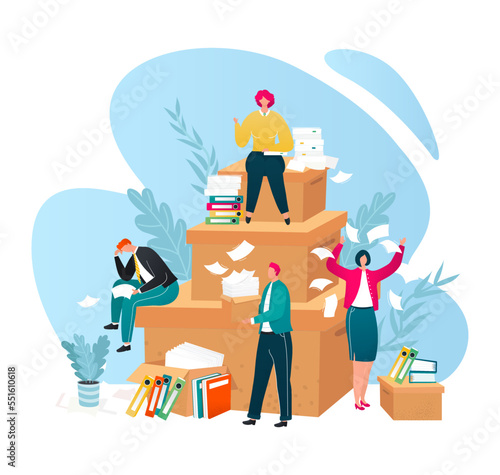 Audit help, finance consulting service for business isolated vector illustration. Professional advice, expert opinion.