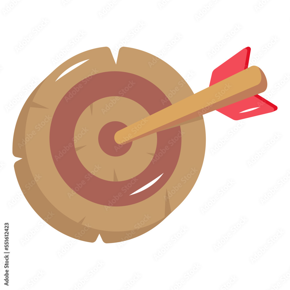 Look at this scary wand flat icon Look at this scary wand flat icon