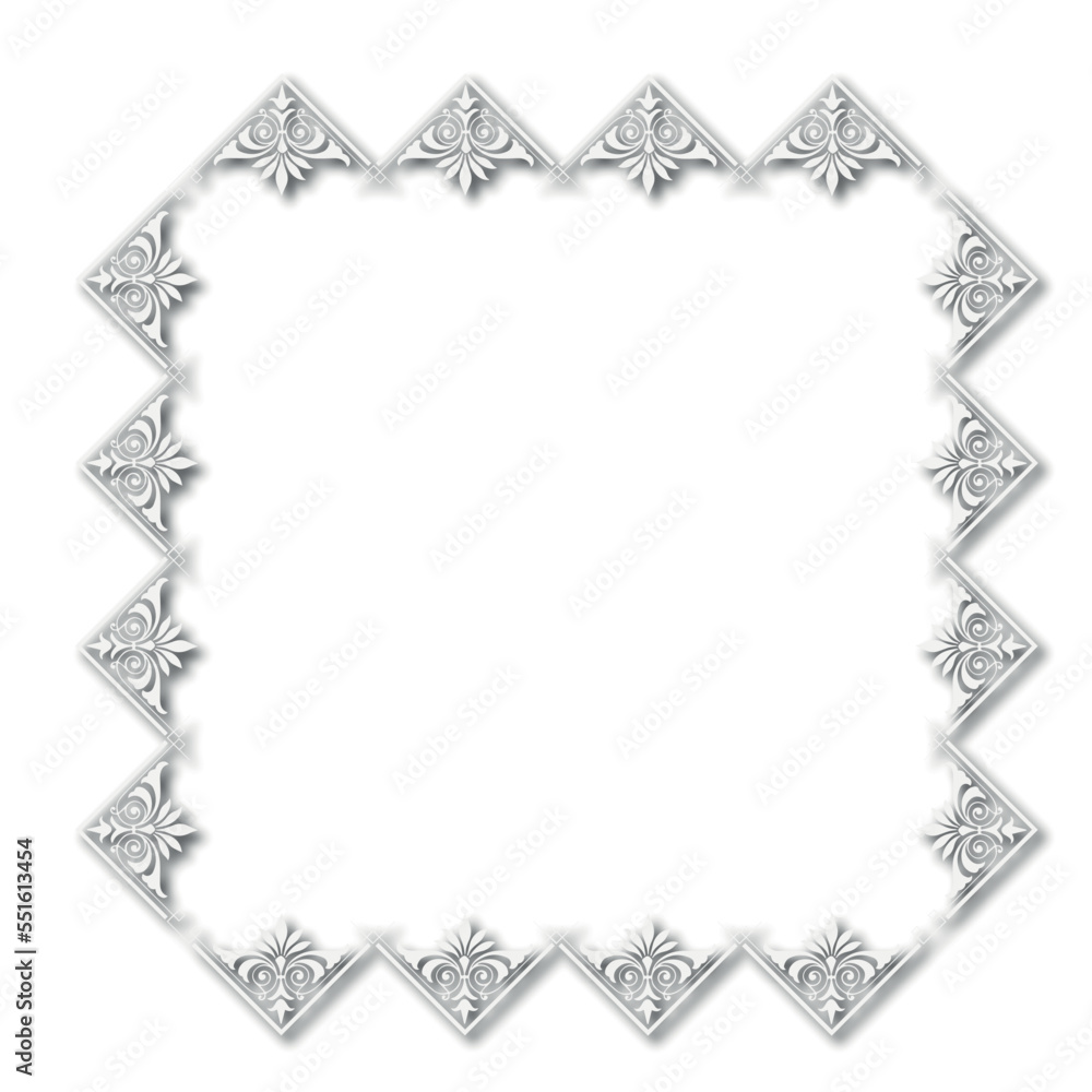 Fototapeta premium frames in vintage style with elements of ornament, art, pattern, background, texture, Vector illustration eps 10, Art.