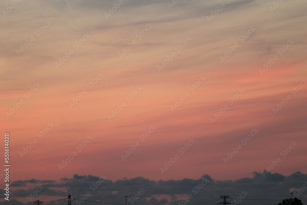 Obraz premium Sunset by the sea.