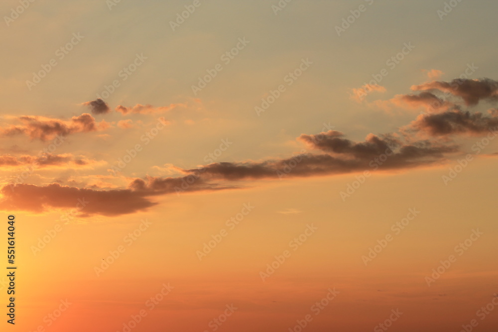 Sunset by the sea. Sunset by the sea.