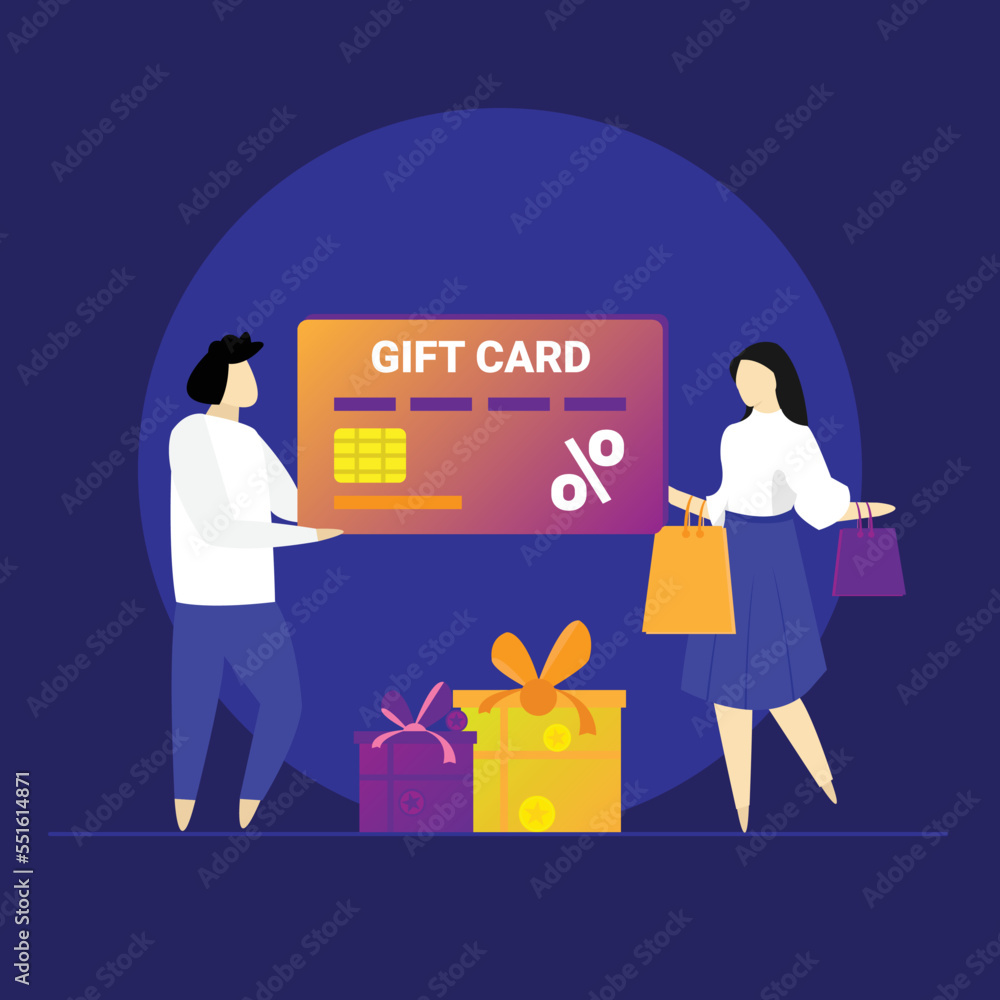 Happy Young Women Shopping with special Discount coupon, Black Friday Big Sale concept Happy Young Women Shopping with special Discount coupon, Black Friday Big Sale concept