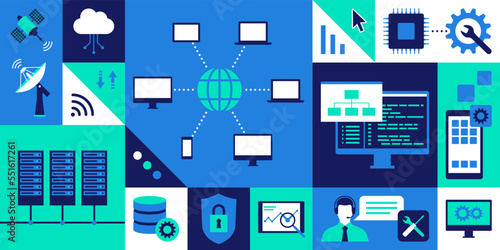Information technology and telecommunications concepts