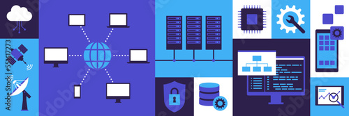 Information technology and telecommunications concepts