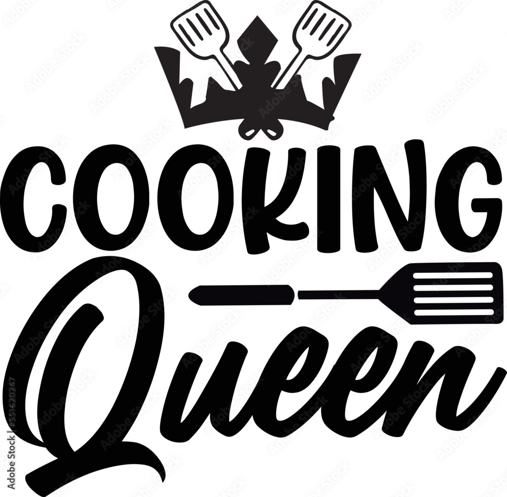 cooking queen svg Stock Vector Adobe Stock