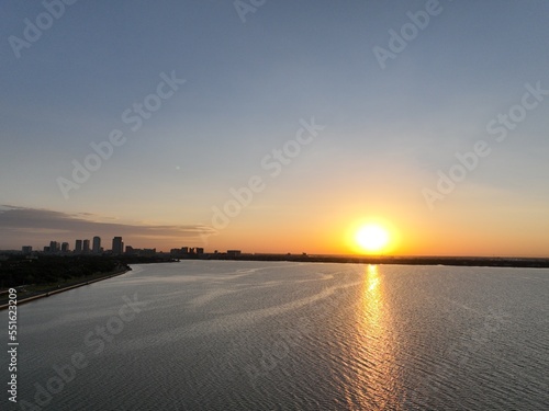 The sun rises over Tampa bay  © Gordon