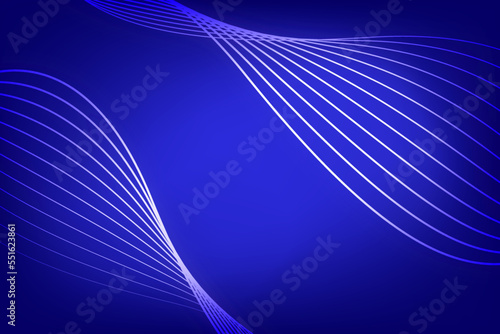 Fundo com ondas em linha azul
