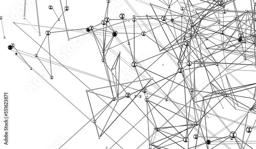 abstract futuristic network on background illustration