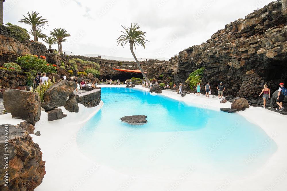 Jameos del Agua swimming pool in Lanzarote