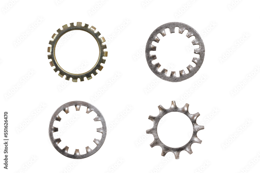 Picture of different serrated washer styles Picture of different serrated washer styles