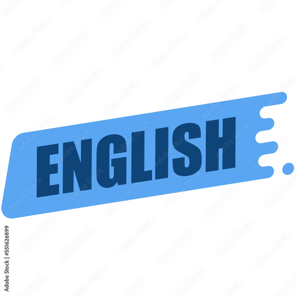 English title. Banner with language chose. English title. Banner with language chose.