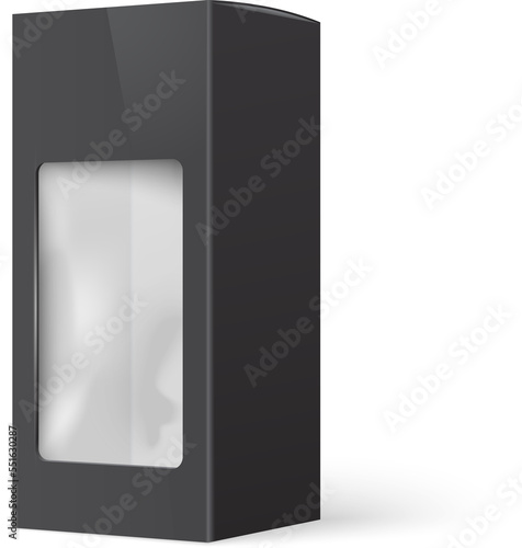 Product package box with window