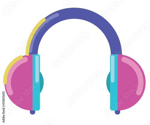 headphones 90s pop art