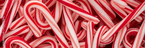 Candy Cane Panorama Macro