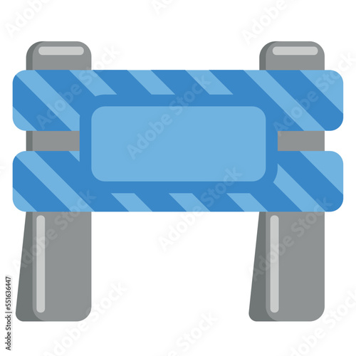 barricade caution icon