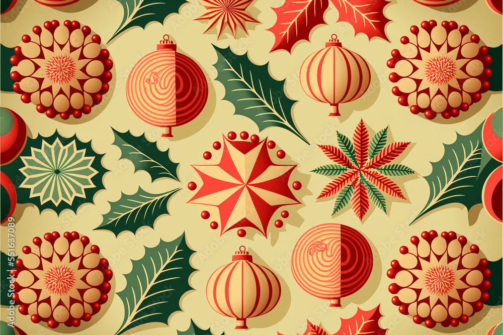 background with christmas balls