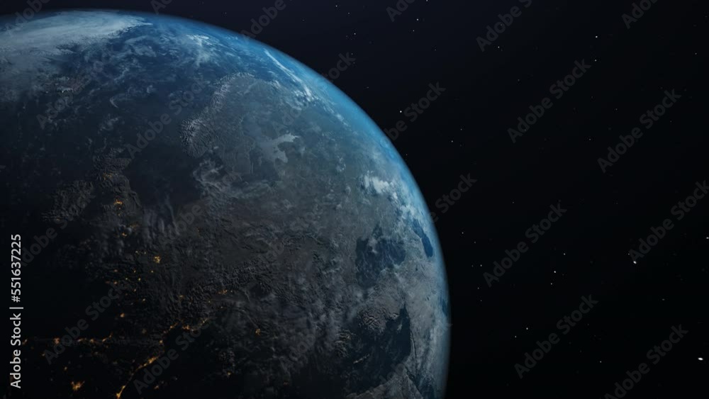 Europe from space - Planet earth video from above looking down at the ...