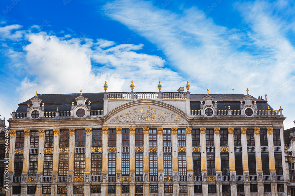 Fototapeta premium House of the Dukes of Brabant in the Grand Place in downtown Brussels, Belgium