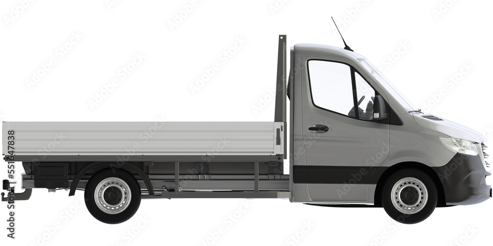 side view Tipping lorry truck isolated on empty background side view Tipping lorry truck isolated on empty background
