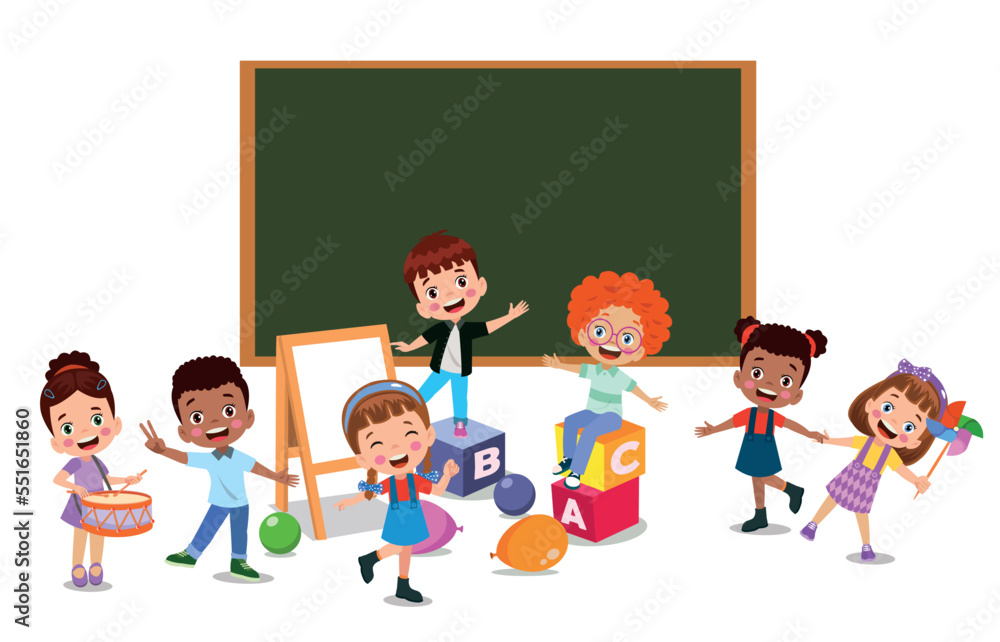 back to school school classroom and cute happy students back to school school classroom and cute happy students