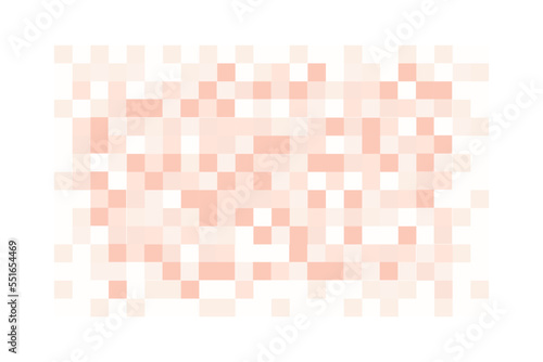 Censor blur effect. Skin toned mosaic pattern. Pixel texture to hide face, nude body, text or another unwanted, prohibited or privacy content
