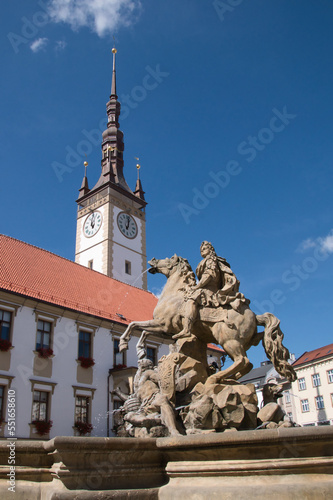 Escultura de Julio César en Olomouc, República Checa photo