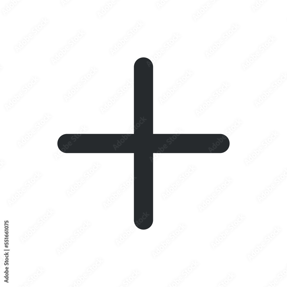 Add icon, plus icon,simple illustration Add icon, plus icon,simple illustration