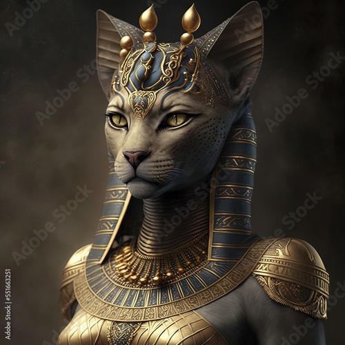 Ancient Egyptian goddess Ba...