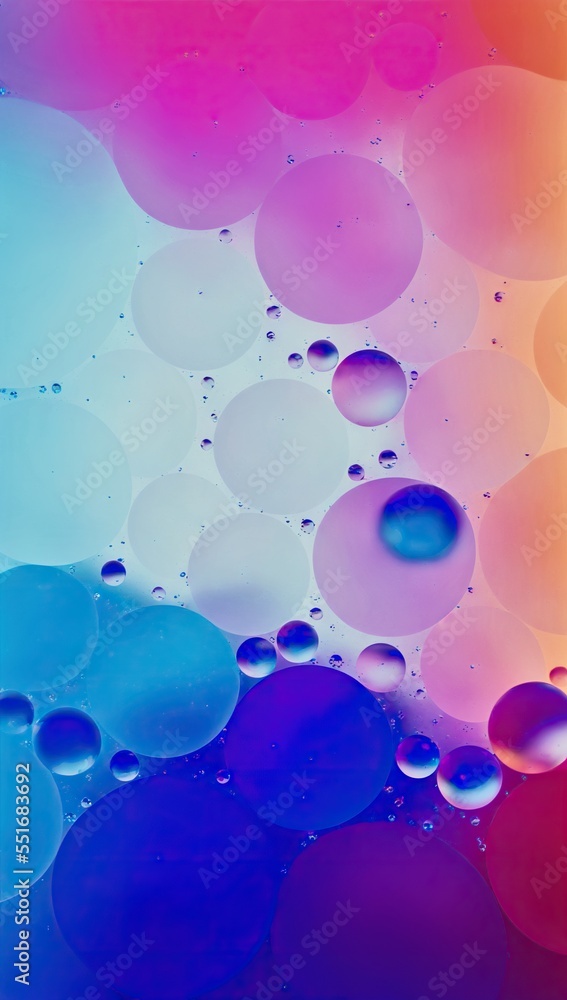 Oil-in-water droplets