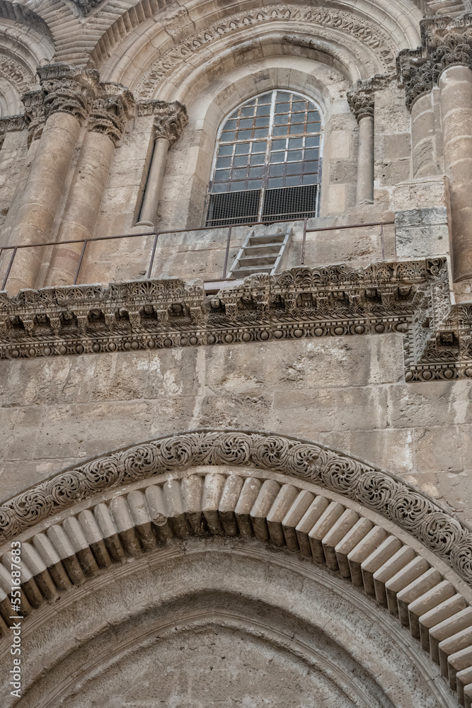 Immovable ladder at the Church of the Holy Sepulcher