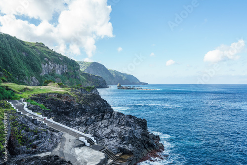panorama from flores island