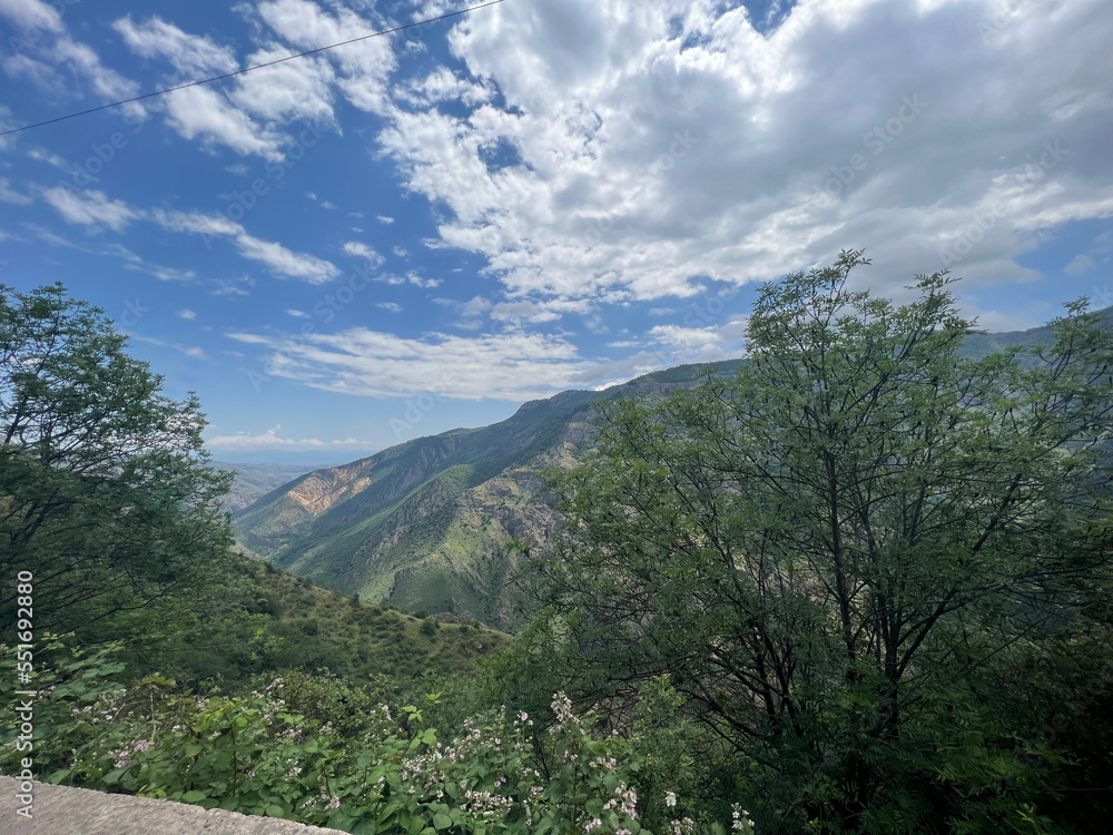 Obraz premium Beautiful view in the mountains over Valleys in Armenia