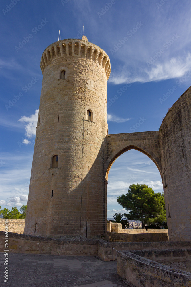 Bellver castle in Palma de Mallorca (Spain)