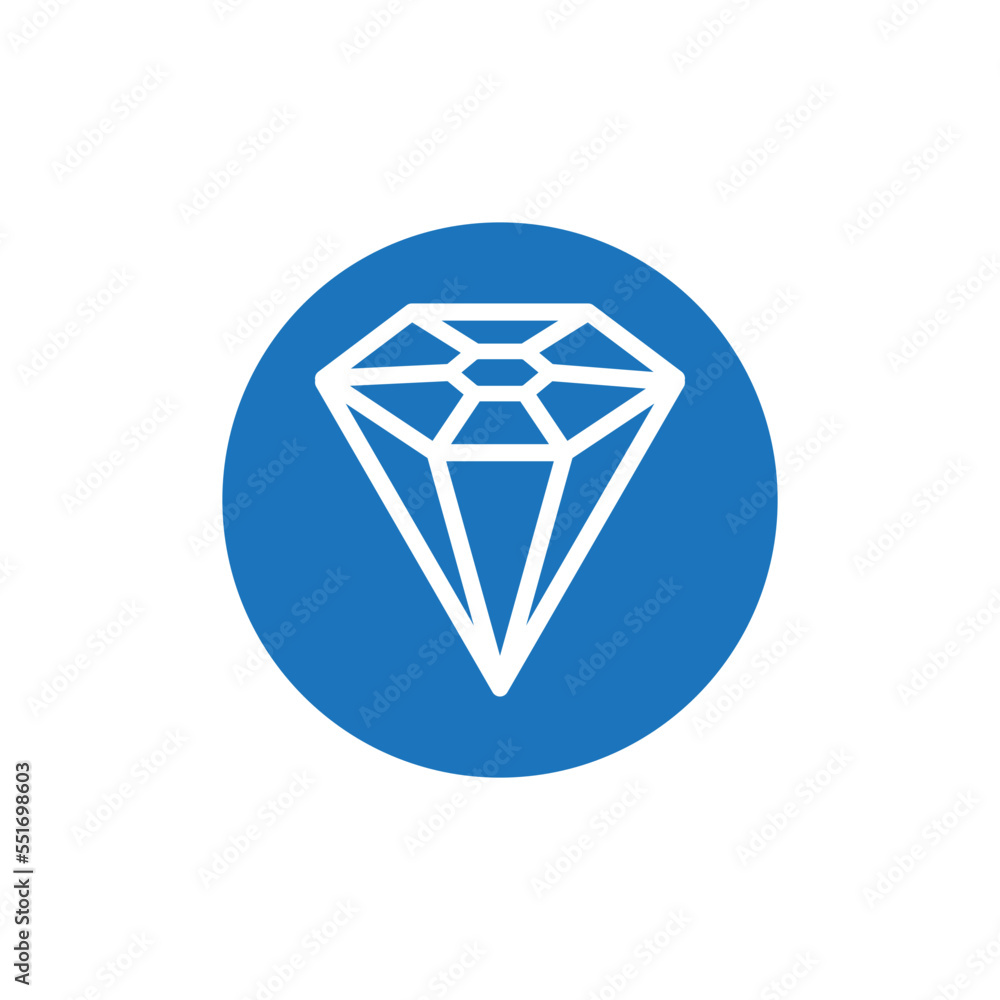Diamond icon vector logo design template Diamond icon vector logo design template