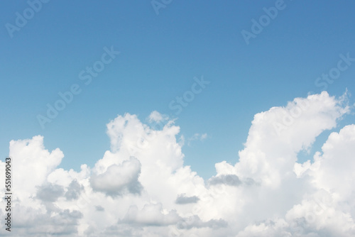 blue sky background with clouds © JANTANA