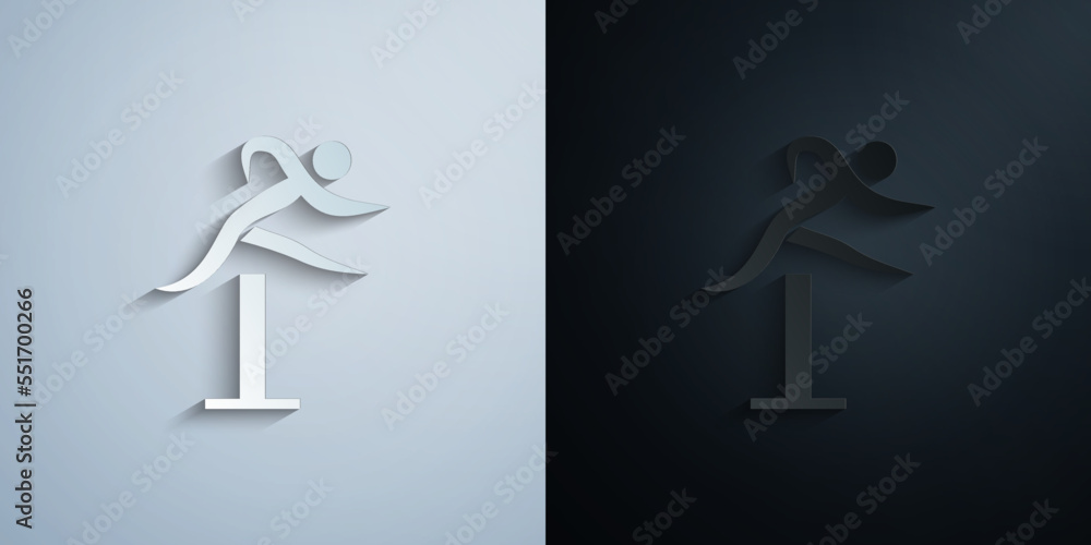 athlete on a horizontal bar paper icon with shadow vector illustration athlete on a horizontal bar paper icon with shadow vector illustration